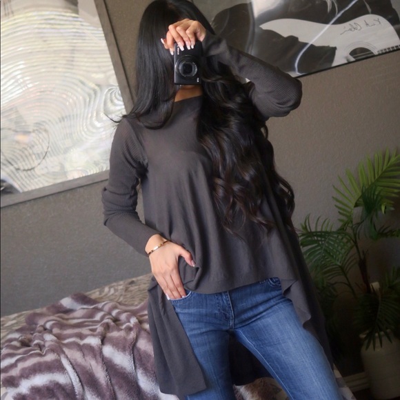 Rick Owens Wool Asymmetrical Sweater Top - Picture 2 of 11